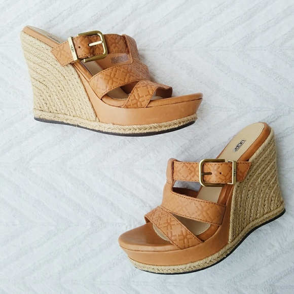 UGG Shoes - UGG • Hedy Wedges camel color NWOT